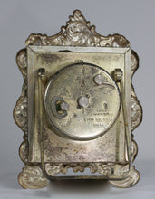 Load image into Gallery viewer, Gorham. Shelf Easel Repousse Alarm clock. Sterling silver. Vintage. 1930s.