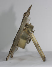 Load image into Gallery viewer, Gorham. Shelf Easel Repousse Alarm clock. Sterling silver. Vintage. 1930s.