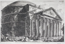 Load image into Gallery viewer, Giovanni Battista Piranesi. View Of The Unrestored Pantheon and its Portico. Engraving. 1835-1839..