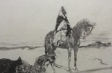Load image into Gallery viewer, Jean-Joseph Benjamin-Constant. Moroccan Prisoners. Etching. 1877.