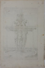 Load image into Gallery viewer, Georg Andreas Bockler. Fountain, designed and manufactured by Johann Maggio. Engraving #92. 1664.