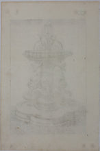 Load image into Gallery viewer, Georg Andreas Bockler. Fountain, designed and manufactured by Johann Maggio. Engraving #96. 1664.