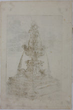 Load image into Gallery viewer, Georg Andreas Bockler. Fountain Hercules. Engraving #119. 1664.