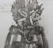 Load image into Gallery viewer, Georg Andreas Bockler. Fountain Nika. Engraving #116. 1664.