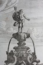 Load image into Gallery viewer, Georg Andreas Bockler. Fountain Neptune. Engraving #111. 1664.