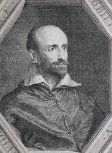 Load image into Gallery viewer, Sir Anthony van Dyck, after. Portrait of Cardinal Guido Bentivoglio. Engraved by Jean Morin. 1645.