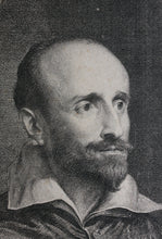 Load image into Gallery viewer, Sir Anthony van Dyck, after. Portrait of Cardinal Guido Bentivoglio. Engraved by Jean Morin. 1645.