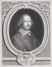 Load image into Gallery viewer, Pieter van Mol, after. Portrait of Cardinal Mazarin. Engraved by Robert Nanteuil. C.1657.