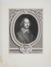 Load image into Gallery viewer, Pieter van Mol, after. Portrait of Cardinal Mazarin. Engraved by Robert Nanteuil. C.1657.