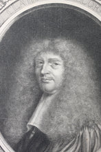Load image into Gallery viewer, Antoine Masson. Portrait of Antonius Turgot de St. Clair. Engraving. 1668.
