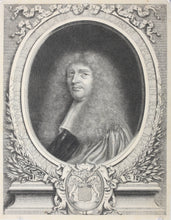 Load image into Gallery viewer, Antoine Masson. Portrait of Antonius Turgot de St. Clair. Engraving. 1668.