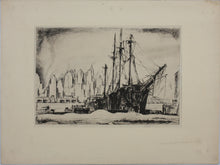 Load image into Gallery viewer, Earl Horter. Contrasts. Etching. 1930th.