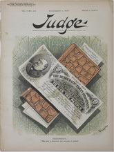 Load image into Gallery viewer, Bernhard Gillam. Dishonored. Political cartoon. Color lithograph. 1887.