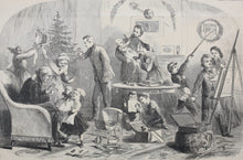 Load image into Gallery viewer, Solomon Eytinge, Jr. Christmas presents. Wood engraving. 1865.