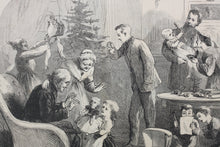 Load image into Gallery viewer, Solomon Eytinge, Jr. Christmas presents. Wood engraving. 1865.