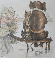 Load image into Gallery viewer, Bernhard Gillam. That wicked little farmer boy. Political cartoon. Color lithograph. 1890.