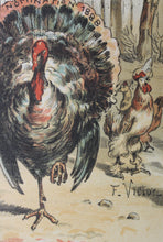 Load image into Gallery viewer, Frederick Victor Gillam. Preparing for Thanksgiving. Political cartoon. Color lithograph. 1887.