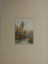 Load image into Gallery viewer, George Baxter after Edward Angelo Goodall. Indian Settlement. Baxter print. 1847.