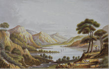 Load image into Gallery viewer, Abraham Le Blond. Head of Derwent Water. Baxter print. 1849-1854.