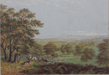 Load image into Gallery viewer, George Baxter. View from Windsor Forest. Baxter print. 1850.