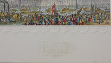 Load image into Gallery viewer, Abraham Le Blond . The New Houses of Parliament. Baxter print. 1852.