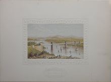 Load image into Gallery viewer, Abraham Le Blond. The Britannia Bridge. Baxter print. 1850-1854.