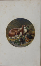 Load image into Gallery viewer, John F Herring Snr., after. Farm Yard. Lithographer John West Giles. Color lithograph. Circa 1852.