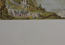 Load image into Gallery viewer, Abraham Le Blond. Rheinfels: Rhine. Baxter print. 1849-1854.