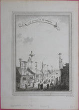 Load image into Gallery viewer, Pierre-Quentin Chedel. Vue D'Une Rue De Nanking. Engraving. 1748.