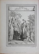Load image into Gallery viewer, Femmes tirées du P. Du Halde. Engraved by Nicolas Dauphin de Beauvais. 1749.