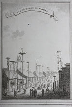 Load image into Gallery viewer, Pierre-Quentin Chedel. Vue D'Une Rue De Nanking. Engraving. 1748.