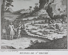 Load image into Gallery viewer, Jacques-Nicolas Bellin. Ruines de St. Thome. Engraving. 1761.
