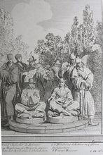 Load image into Gallery viewer, Philippe Canot, after. Grands du Roiaume Tunquin. Engraved by Pierre Pasquier. 1751.