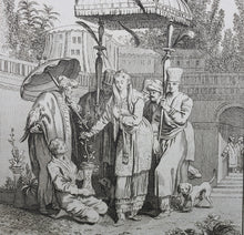 Load image into Gallery viewer, Philippe Canot, after. Princesse Mere de Nabab d´Arcatte. Engraved by Pierre Pasquier. 1751.