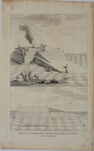 Load image into Gallery viewer, Augustin Calmet. Veue et profil de l'autel des holocaustes. Engraving. 1728.