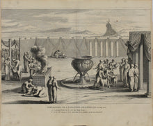 Load image into Gallery viewer, Augustin Calmet. Cérémonies de l'Expiration solemnelle. Engraving. 1728.
