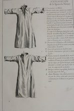 Load image into Gallery viewer, Augustin Calmet. Figure du Métier que braunius a fait construire (1). Explication de la figure du Métier (2). Set of two Engravings. 1722.