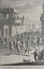 Load image into Gallery viewer, Augustin Calmet. Publication du jubilé chez les Israélites. Engraving. 1728.