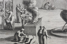 Load image into Gallery viewer, Augustin Calmet. Cérémonies de l'Expiration solemnelle. Engraving. 1728.