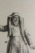 Load image into Gallery viewer, Augustin Calmet. Juif tenant le Mezuzoth. Engraving. 1722.