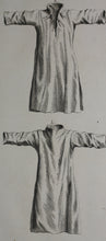 Load image into Gallery viewer, Augustin Calmet. Figure du Métier que braunius a fait construire (1). Explication de la figure du Métier (2). Set of two Engravings. 1722.