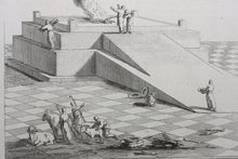 Load image into Gallery viewer, Augustin Calmet. Veue et profil de l'autel des holocaustes. Engraving. 1728.