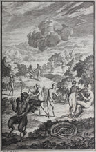 Load image into Gallery viewer, Hendrick Eland. Two engravings from "Paradise lost" by John Milton. 1705.
