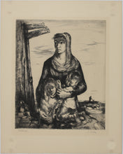 Load image into Gallery viewer, Stephen Csoka. Fatherless. Etching. 1946.