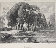 Load image into Gallery viewer, Alexandre-Gabriel Decamps, after. Diogène. Etching by Emile Daumont. Late 19th early 20th c.