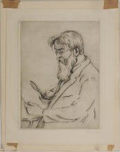 Load image into Gallery viewer, William George Reindel. Mr. Joseph Meder, print connoisseur. Drypoint. 1921.