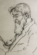Load image into Gallery viewer, William George Reindel. Mr. Joseph Meder, print connoisseur. Drypoint. 1921.