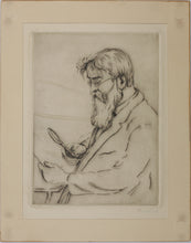 Load image into Gallery viewer, William George Reindel. Mr. Joseph Meder, print connoisseur. Drypoint. 1921.