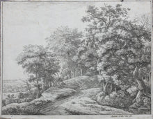 Load image into Gallery viewer, Anthonie Waterloo. Two Men in a Hollow. Etching. 1640-1690.