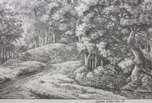 Load image into Gallery viewer, Anthonie Waterloo. Two Men in a Hollow. Etching. 1640-1690.